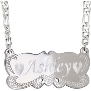 Tina&Co 14k Gold Plate Personalized Name Necklace Custom Made Any Name for Women Personalzied Chain Necklace with Gold Plated Stainless Steel for Men in Kuwait