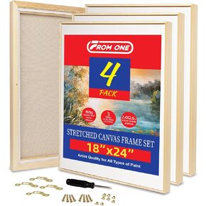 4 Pack 11 x 14 inch Floater Frame Canvas –Gallery Wrapped Canvas Set in Saudi Arabia