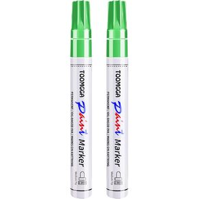 TOOMGGA 2 White Paint Pens Permanent Paint Markers, Oil Based Medium Tip in Kuwait
