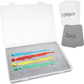 Stay Wet Palette for Acrylic Painting, Wet Pallets for Painting Miniatures Include Wet Pallete Tray, 2 Pcs Sponges and 100 Pcs Hydro Paper to Keep Paint Stay Wet in Saudi Arabia