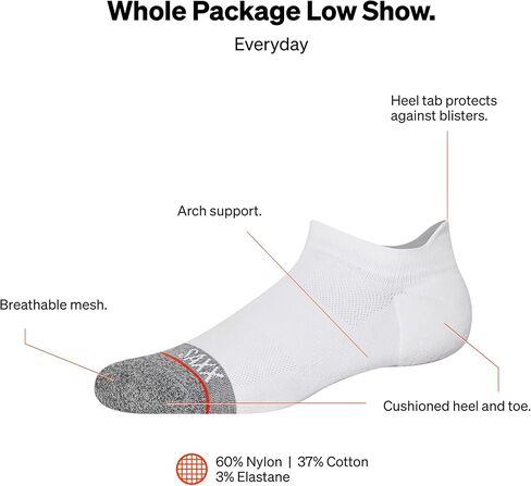 SAXX Men's Underwear - Whole Package Ankle with Built-in Arch Support - Socks for Men in Saudi Arabia