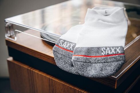 SAXX Men's Underwear - Whole Package Ankle with Built-in Arch Support - Socks for Men in Saudi Arabia