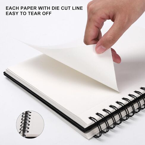 Hardbound Sketch Book, Spiral Bound, 8.5x11 inches in Kuwait