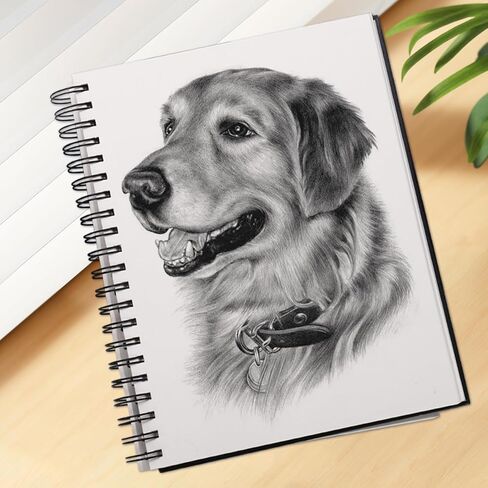 Hardbound Sketch Book, Spiral Bound, 8.5x11 inches in Kuwait
