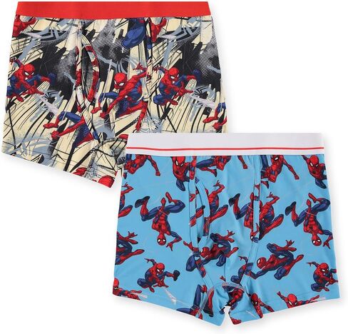 Marvel Mens Comics Boxer Briefs - Spiderman Mens Underwear - 2 Pack Boxer Briefs in Kuwait
