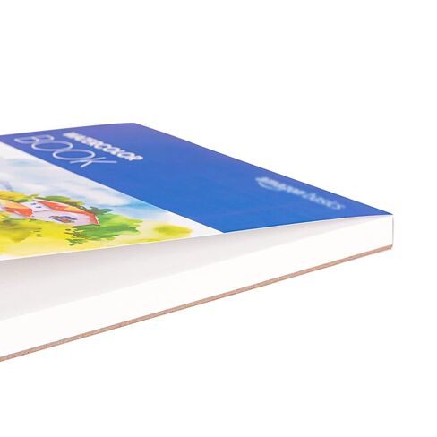 Amazon Basics Watercolor Pad for Beginners, Artists, Adults and Students, Cold Press Textured Surface, 9"x12", 140 lb / 300 gsm, 30 Sheets, White in Saudi Arabia