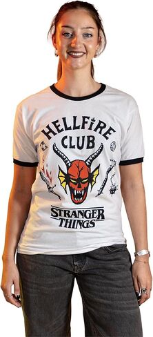 Stranger Things Hellfire Club T-Shirt Adults Mens Women Hawkins Outfit in Kuwait