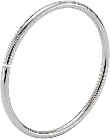 PiercingPoint 9 قيراط من الذهب الصلب مقاس 22 (0.6 مم) - 1/4 بوصة (6 مم) طول حلقة الأنف المستمرة غير الملحومة in Kuwait