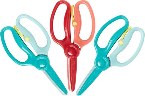 Fiskars Training Kids Scissors for Preschoolers Ages 3+, Red in Kuwait