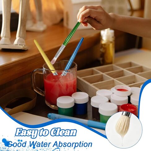 36 Pcs Paint Brushes Bulk for Kids, Classroom, Variety Art Paintbrush Sets in Saudi Arabia