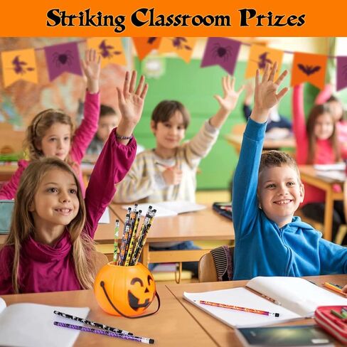 50Pcs Halloween Pencils Kids with Erasers for Halloween Gifts Party Favors in Saudi Arabia