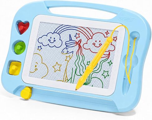SGILE Magnetic Drawing Board for Kids, Toddler Doodle Toys, Large 16 × 13" in Kuwait