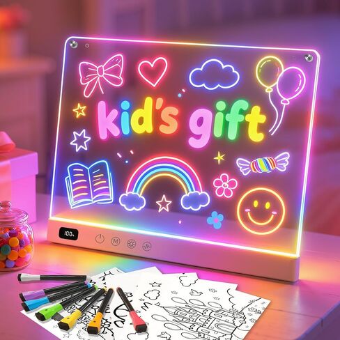 Signsxcel 17''Rechargeable LED Drawing Board, Birthday Christmas Gift in Saudi Arabia