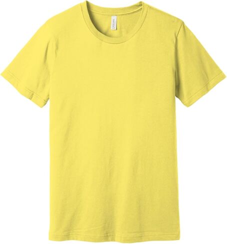 Bella+Canvas Unisex Jersey Short Sleeve Tee, Yellow, Medium in Saudi Arabia