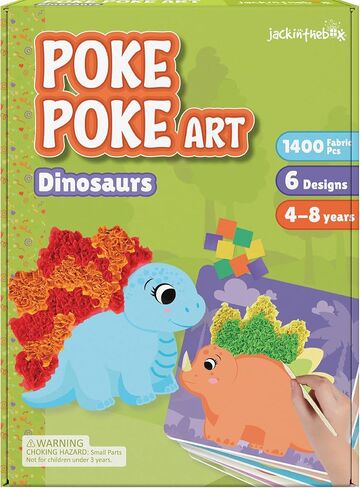 jackinthebox Poke Art Magical Flower Pressing Craft Kit for Girls, Ages 4-8 in Kuwait