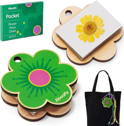 Aboofx Mini Flower Press Kit 2.5x4 Inch, Pocket Pressed for Small Flowers in Saudi Arabia