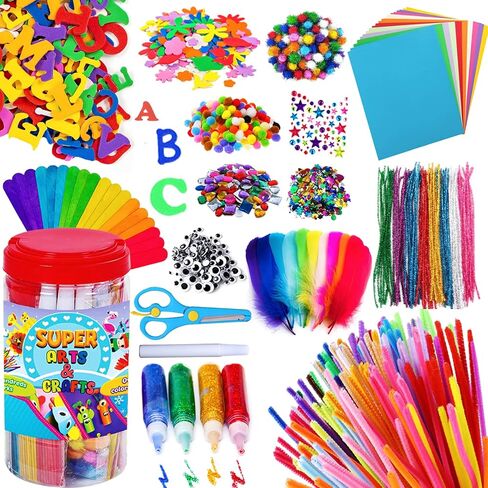 Goody King 1170Pcs+ Arts and Crafts Supplies for Kids in Saudi Arabia