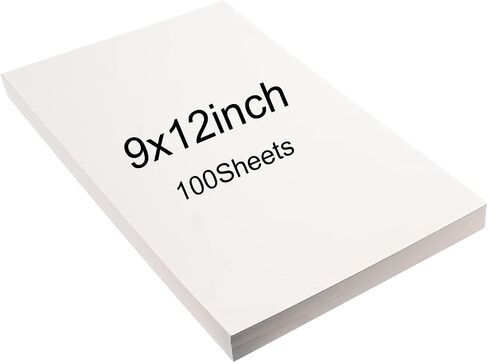 Drawing Paper for Kids 9" x 12" White Paper for Sketching White Craft Paper in Kuwait