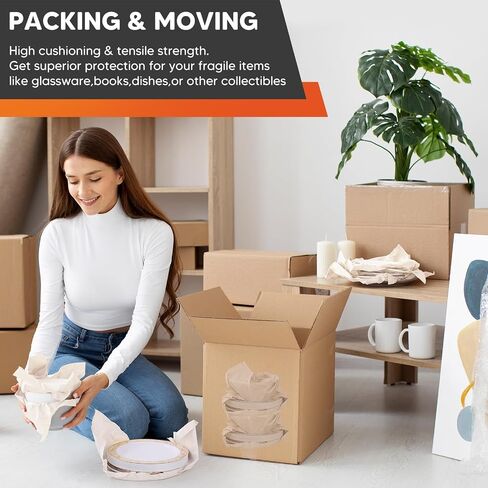 80 Sheets Newsprint Paper, 15"x12" Packing Paper Sheets for Moving Supplies in Saudi Arabia
