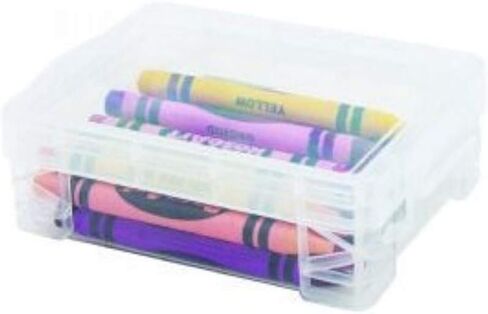 Stackable Crayon Box - Clear (4 Pack) in Saudi Arabia