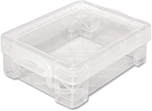 Stackable Crayon Box - Clear (4 Pack) in Saudi Arabia
