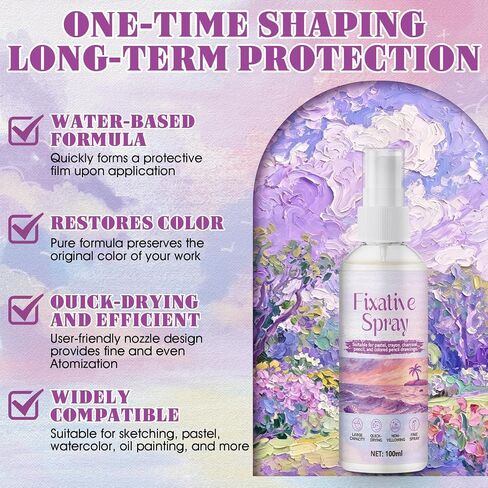 Fixative Spray, Color Fixing, Invisible Long Lasting Protection in Saudi Arabia