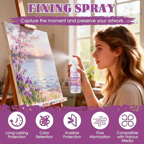 Fixative Spray, Color Fixing, Invisible Long Lasting Protection in Saudi Arabia