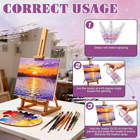 Fixative Spray, Color Fixing, Invisible Long Lasting Protection in Saudi Arabia