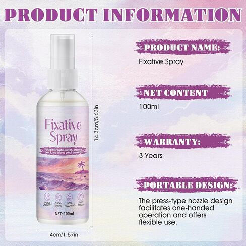 Fixative Spray, Color Fixing, Invisible Long Lasting Protection in Saudi Arabia