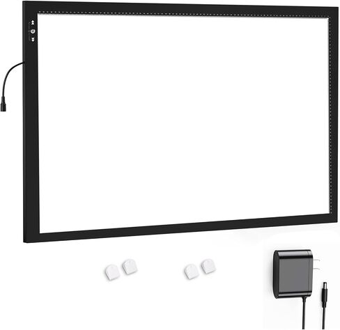 HSK 9"x13"LED Artist tracing Light Box Copy Table, Adjustable High Brightness Light Pad for Tatto Drawing, Sketching, Animation, Diamond Painting Accessories in Kuwait