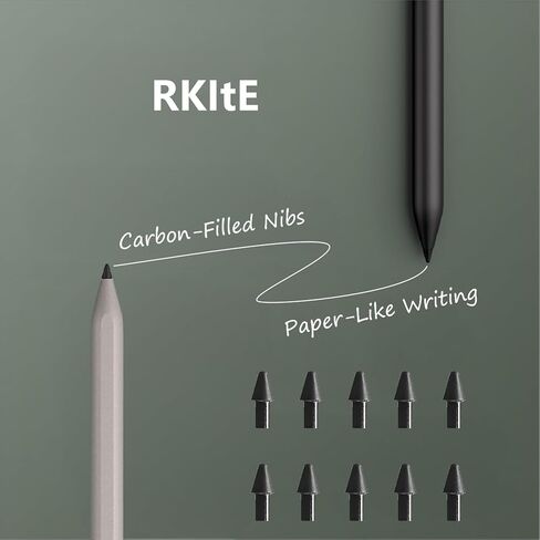 RKItE 10pcs Tips for Remarkable Paper Pro Pen Tips Replacement (Carbon-Filled*10) in Saudi Arabia