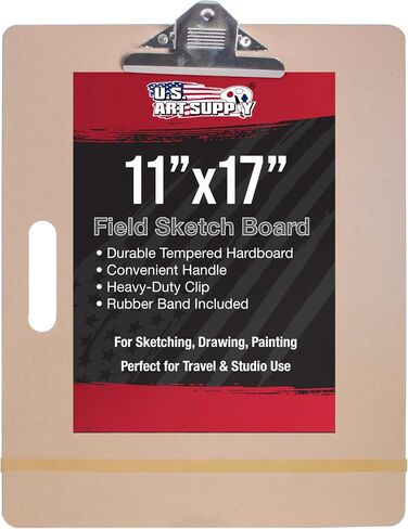 U.S. Art Supply 23" x 26" Artist Sketch Tote Board - Lightweight Hardboard in Kuwait