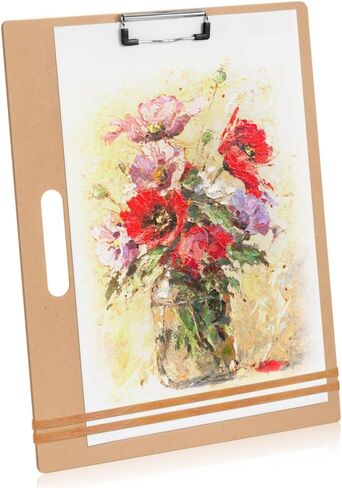 13"x17" Drawing Board with Clip, Rubber Bands and Carry Handle in Saudi Arabia