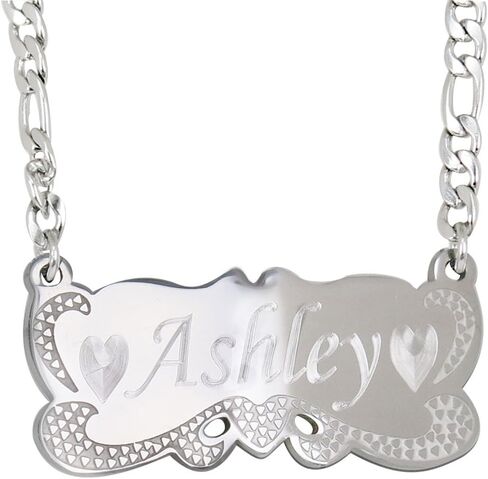 Tina&Co 14k Gold Plate Personalized Name Necklace Custom Made Any Name for Women Personalzied Chain Necklace with Gold Plated Stainless Steel for Men in Kuwait