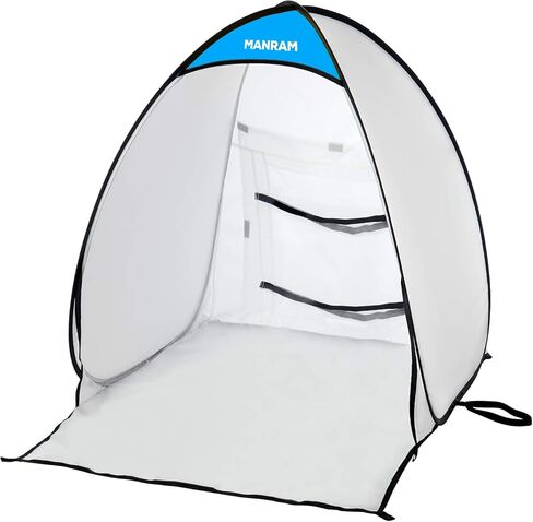 Portable Paint Tent 9 x 6 x 5.5 ft, Large Paint Booth with Built-in Floor in Kuwait