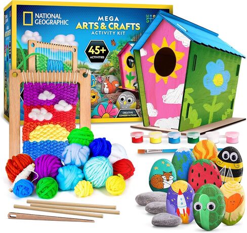National Geographic Creepy Creatures Rock Painting Halloween Craft Kit in Kuwait