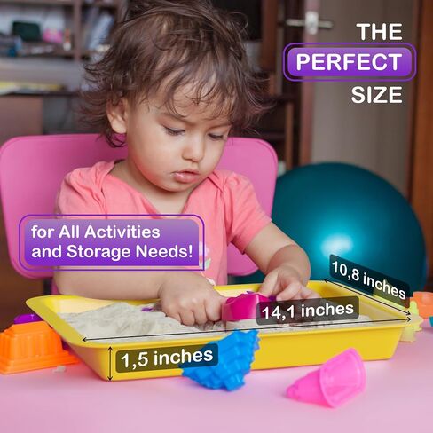 DOODLE HOG Set of 8 Art Trays for Kids, Great for Crafts, Painting, Sand in Saudi Arabia