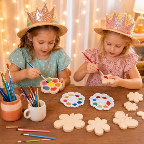 20PCS Disposable Mini Watercolor Palette Tray - Plastic Paint Mixing Tray in Saudi Arabia