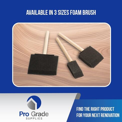 Pro Grade - Foam Brushes - 2 Inch - 48 Piece Poly Foam Brush Set in Saudi Arabia
