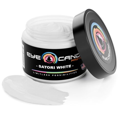 Eye Candy Satori White Resin Pigment Paste, 3 oz — Made in USA — Highly Concentrated Epoxy Colorant for Cells, Lacing, Ocean Art, Coasters, Tumblers & River Tables in Kuwait