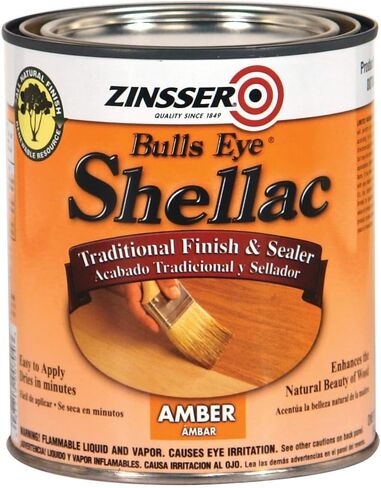 Zinsser Bulls Eye Shellac, Traditional Finish & Sealer, Clear, 12oz Spray in Saudi Arabia