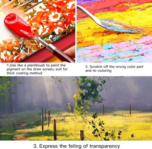 10PCS Palette Knife, Stainless Steel Painting Knife Set, Flexible Spatula Pallet Knife, Metal Artist Knives, Oil Painting Accessories Color Mixing Scraper for Oil, Canvas, Acrylic Painting By CUALORK in Kuwait