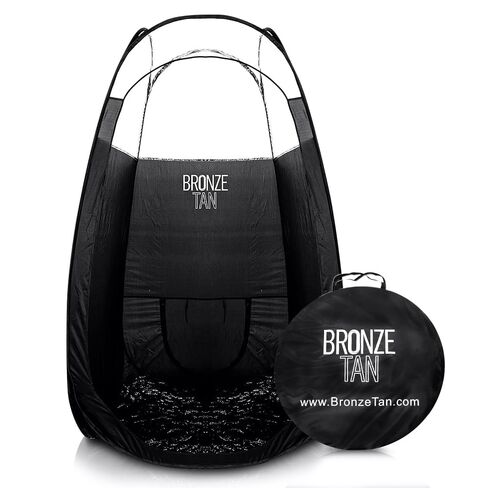 Bronze Tan Portable Pop Up Spray Tan Tent Booth with Carrying Case, Black in Saudi Arabia