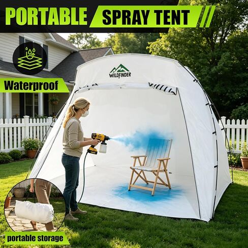 WildFinder Portable Paint Booth 10x7x6.3ft, Paint Tent for Spray Painting in Kuwait