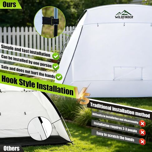 WildFinder Portable Paint Booth 10x7x6.3ft, Paint Tent for Spray Painting in Kuwait