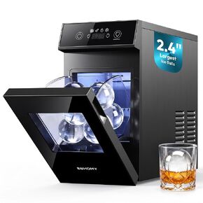 Euhomy Ice Maker Countertop, 33-36 lbs/24H Ice Machine, Self-Cleaning 9 Ice Cubes Ready in 7-10 Minutes, 2.8L Ice Maker Machine with Ice Scoop and Basket in Kuwait
