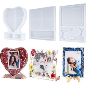 HeyClear Silicone Molds for Resin Coasters 6-Cavity Round Epoxy Resin Molds in Saudi Arabia