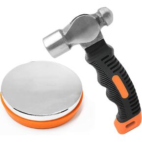 Steel Bench Block and Metal Stamping Hammer Kit, No-Rebound Metal Bench Block, Jewelry Stamping Hammer, Jewelry Metal Stamping Tools for Jewelry Making & Metal Stamping in Kuwait