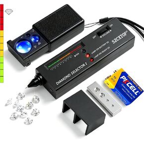 Jewelry Diamond Tester Pen Professional Tool with Magnifier & Battery in Saudi Arabia