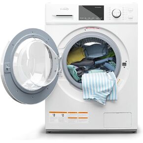 KoolMore 2-in-1 Front Load Washer and Dryer Combo for Apartment, Dorm, RV, and Small Home Laundry Washing and Drying, 16 Wash and 4 Dry Cycles, Compact Space Saver (White) [FLC-3CWH] in Saudi Arabia